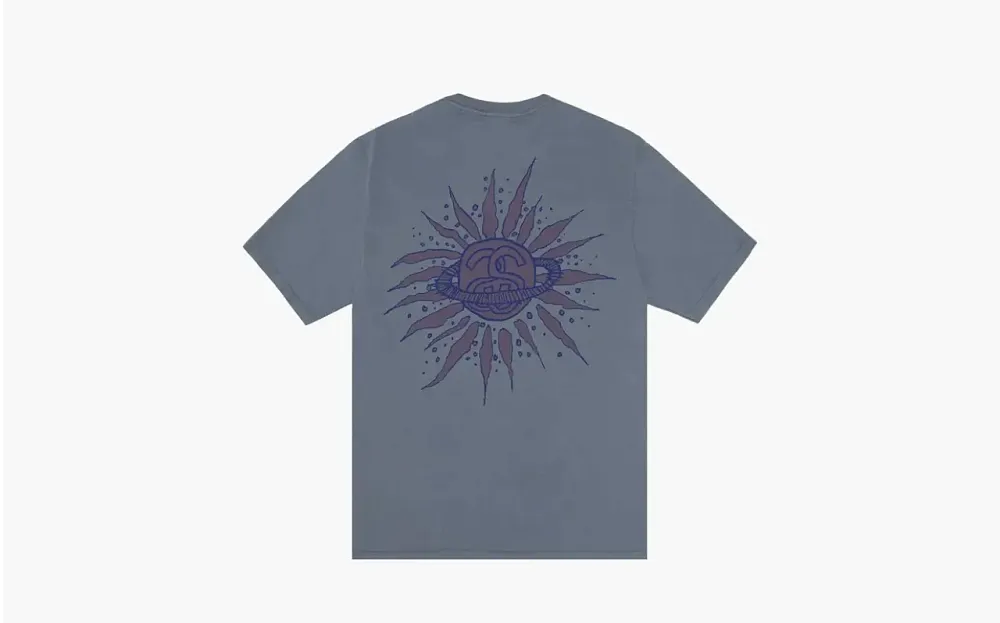 Stussy Look Beyond Tee Pigment Dyed Navy