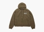 Balenciaga Over Zip-Up Hoodie Khaki 