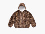 Supreme Faux Fur Reversible Hooded Track Jacket  "White" 