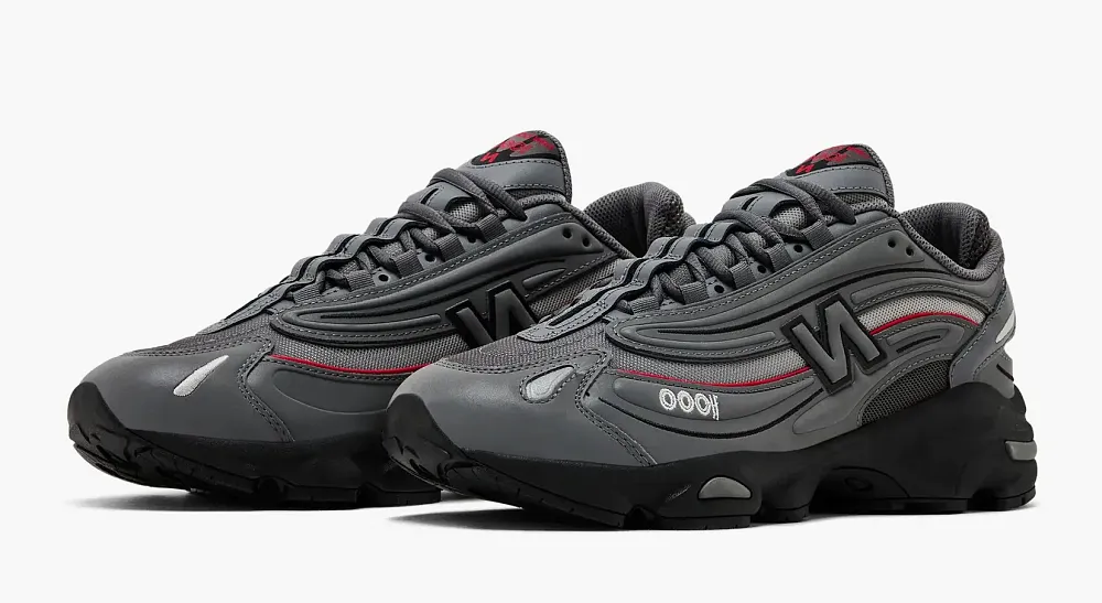 New Balance 1000 Grey Red JD Exclusive