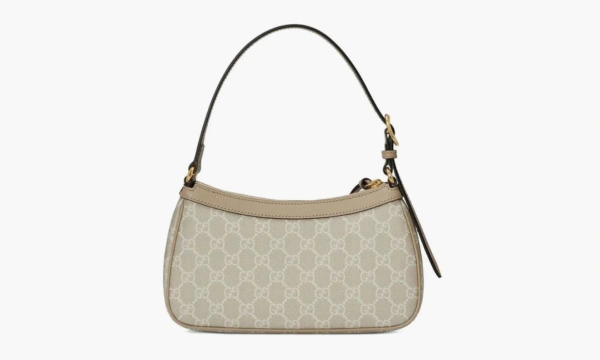 Gucci Ophidia Small Handbag Beige And White Gg Supreme Canvas 
