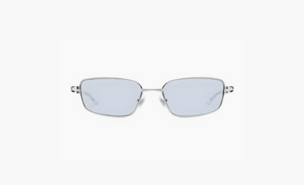 Gentle Monster Metal Irregular Shape Sunglasses Unisex Silver 