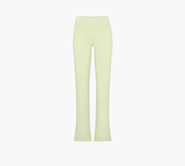 Skims Cotton Jersey Foldover Pant Pistachio 