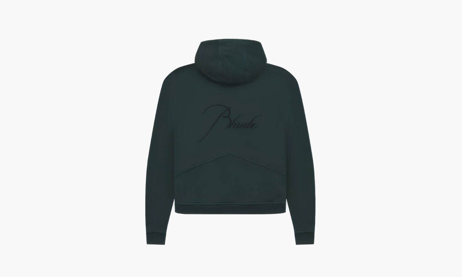 RHUDE Full Zip Hoodie "Emerald Green" 