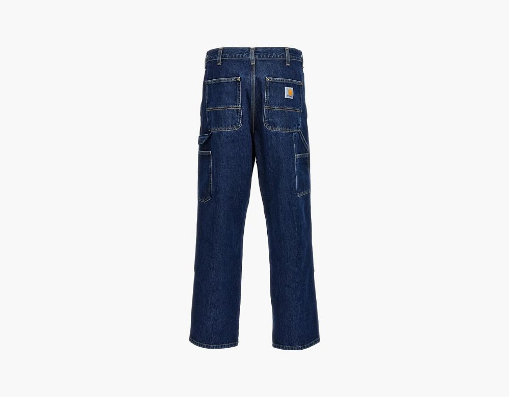 Carhartt WIP Double Knee Pants Dark Blue Denim