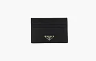 Prada Saffiano Card Holder Black