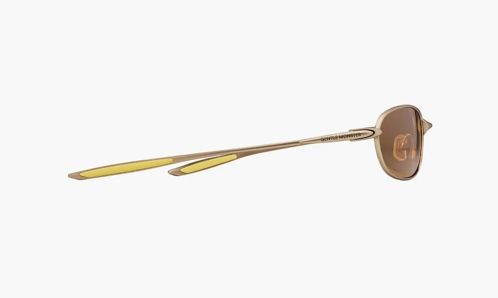 Gentle Monster Pitot M038 Sunglasses Gold / Brown