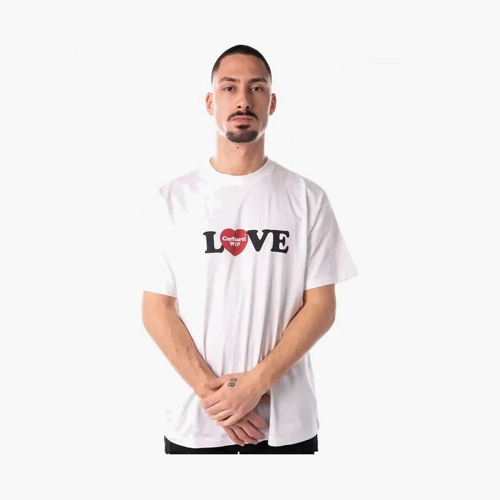 Carhartt WIP Love Heart Print T-Shirt White
