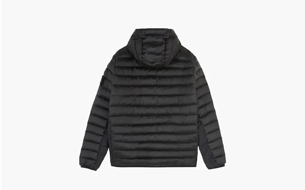Stone Island Hooded Jacket Black