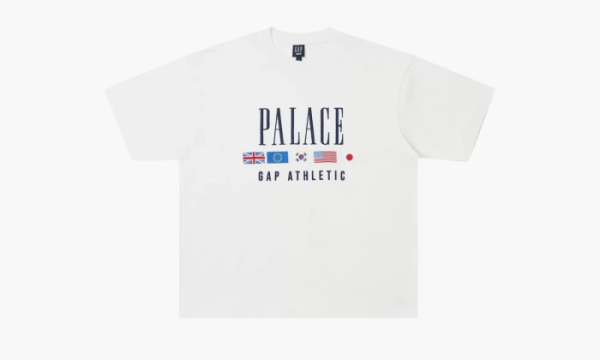 PALACE X GAP Heavy Jersey T-shirt White 