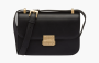 Miu Miu Leather Shoulder Bag "Black" 