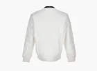 C.P. Company Diagonal Raised Fleece Crewneck Lens Sweatshirt Gauze White