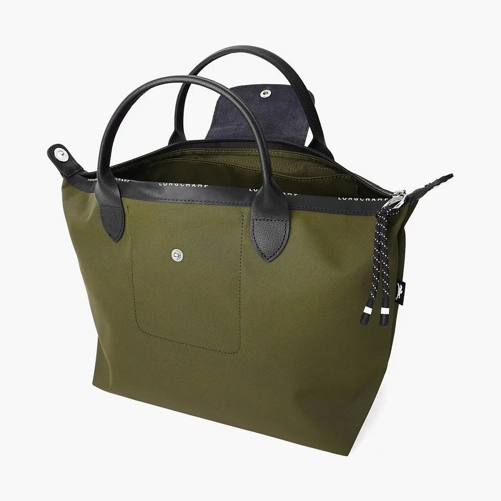 Longchamp Le Pliage Energy Top Handle Bag Khaki