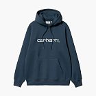 Carhartt WIP Script Logo Hoodie Blue