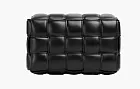 Bottega Veneta Padded Intreccio Cassette Crossbody Bag Black
