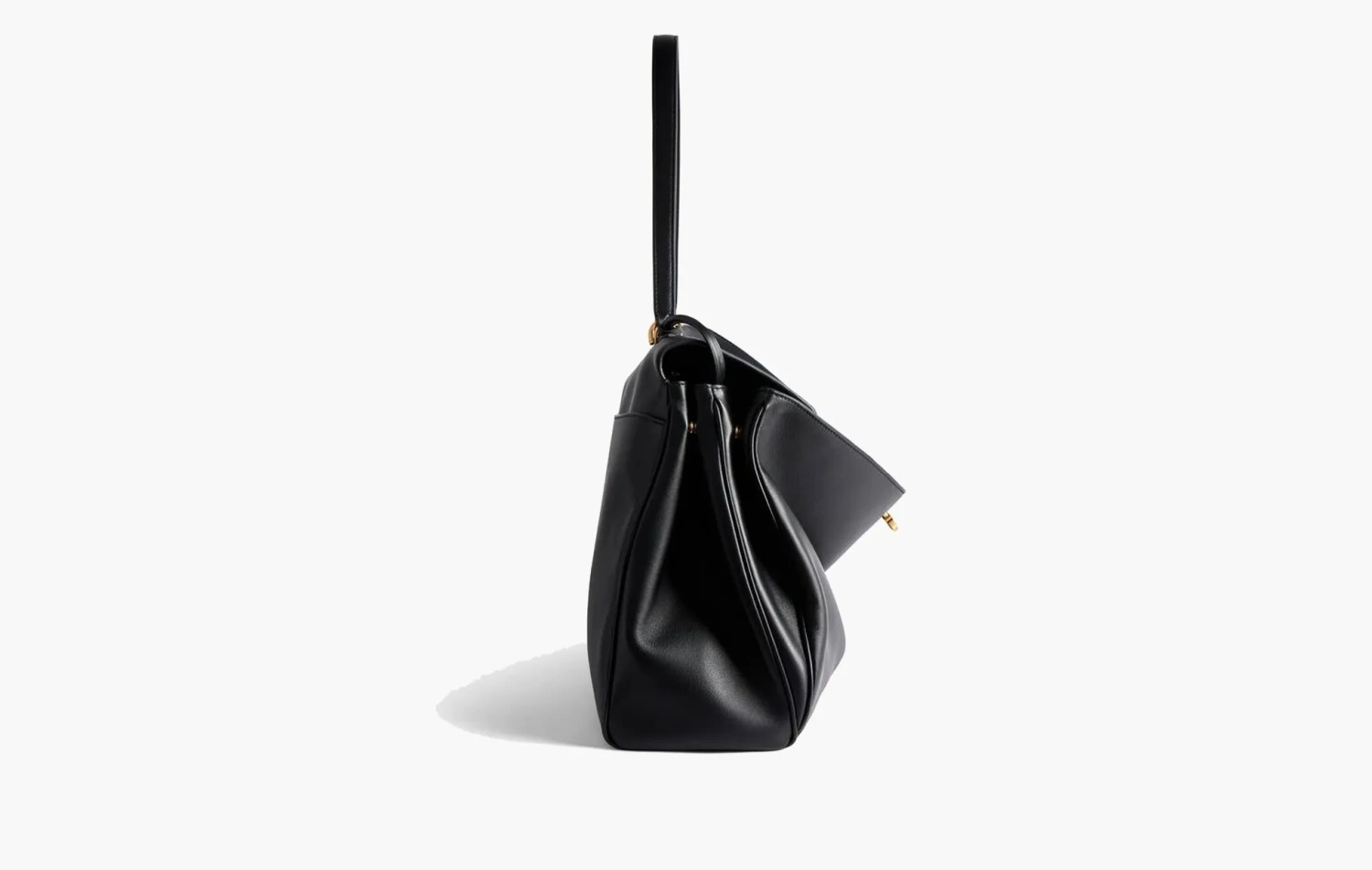 Balenciaga Rodeo Large Handbag Smooth Calfskin Black 