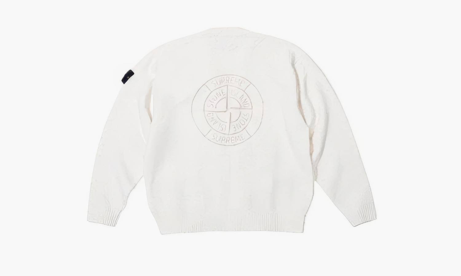 Supreme X Stone Island Cardigan "White" 