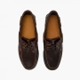 Timberland 3-Eye Lug Handsewn Boat Shoe "Dark Brown" 