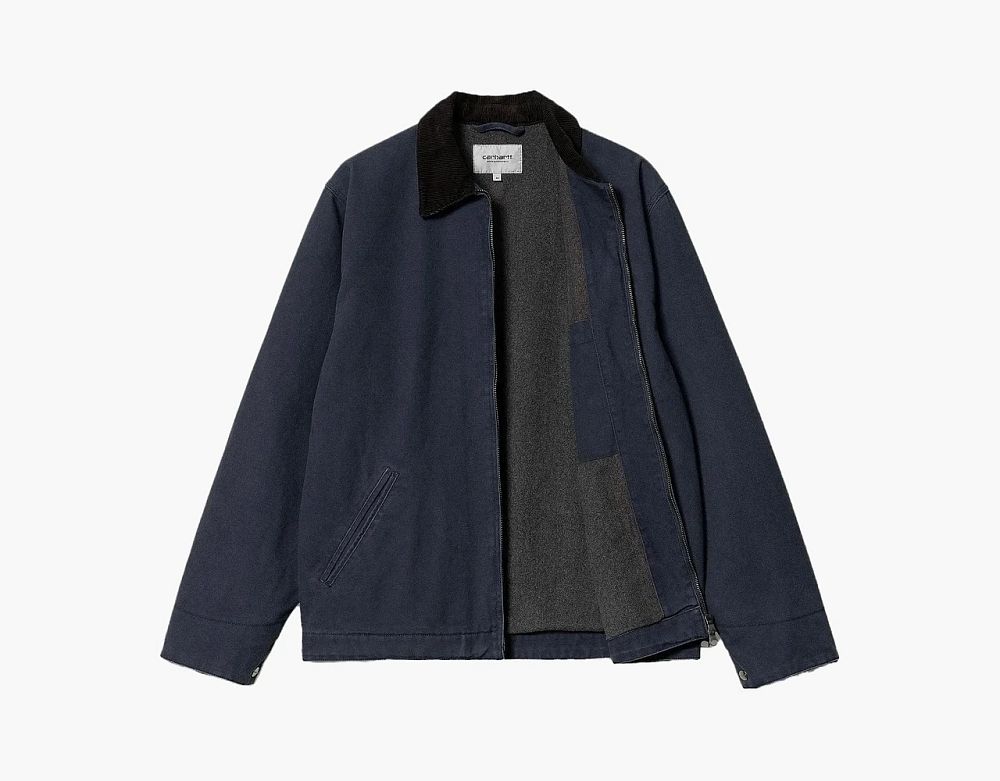 Carhartt WIP Detroit Jacket Logo Navy