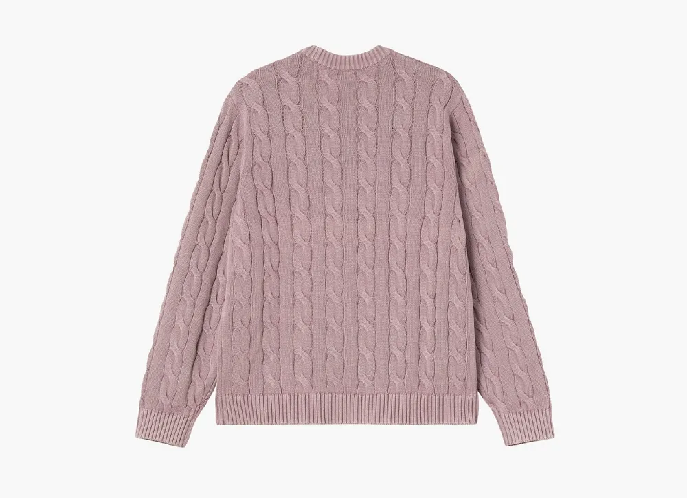 Carhartt WIP Carter Sweater Pink / Garment Dyed