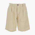 C.P. Company Lino Bermuda Cargo Shorts Sand Beige