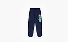 Sporty & Rich logo-printed jersey trousers Dark Blue