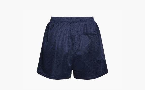 Sporty & Rich Logo-printed Mesh Mini Shorts WMNS Blue 