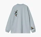 Carhartt WIP Long-Sleeve Ducks T-Shirt Light Blue