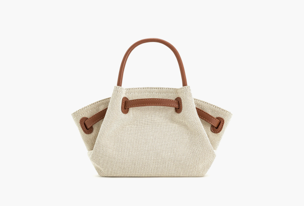 JW PEI Hana Mini Tote Bag Brown Canvas 