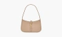 Saint Laurent Mini Bag Le 5 À 7 In Smooth Leather Dark Beige 