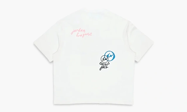Travis Scott X Jordan X Fragment T-shirt White  Travis Scott X Jordan X Fragment T-shirt White