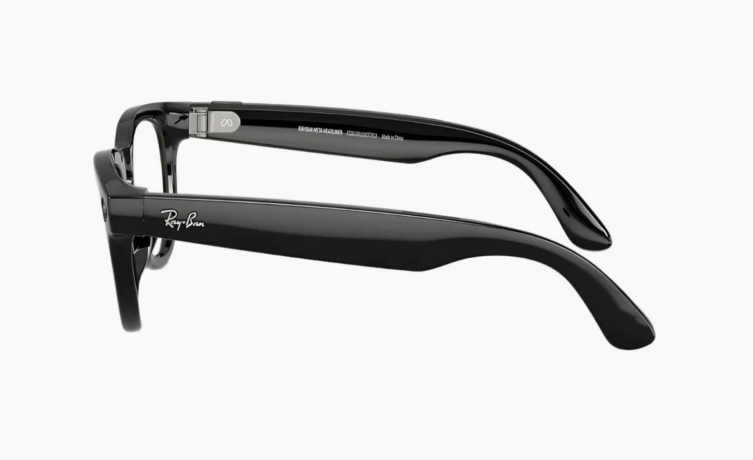 Ray-Ban Meta Headliner Shiny Black Transitions Sapphire 