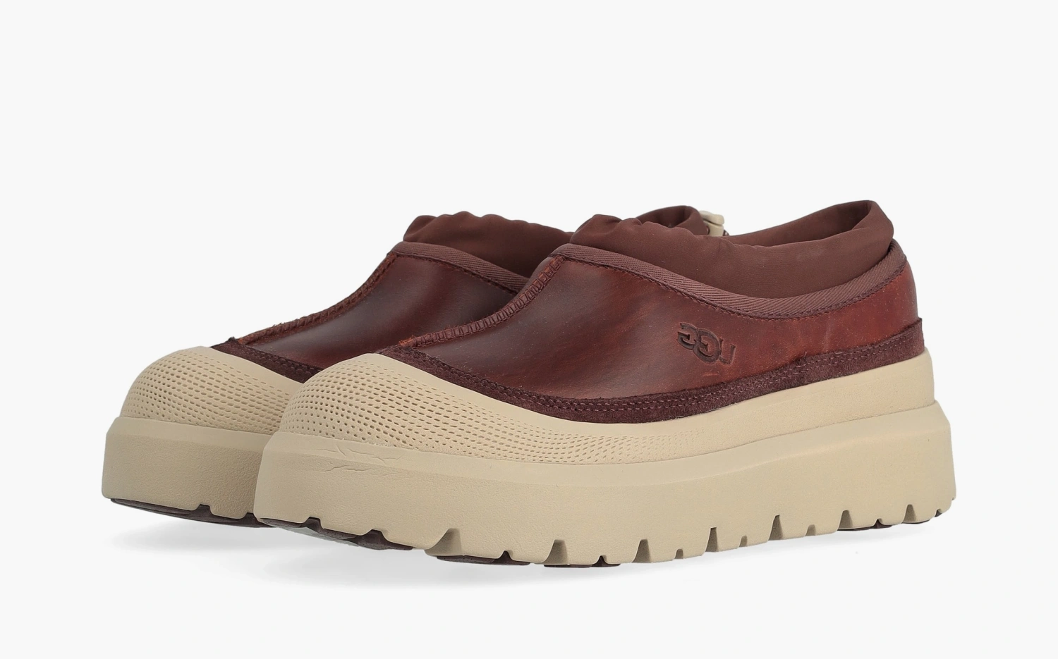 UGG Tasman Weather Hybrid Slipper Cordovan White Pepper 