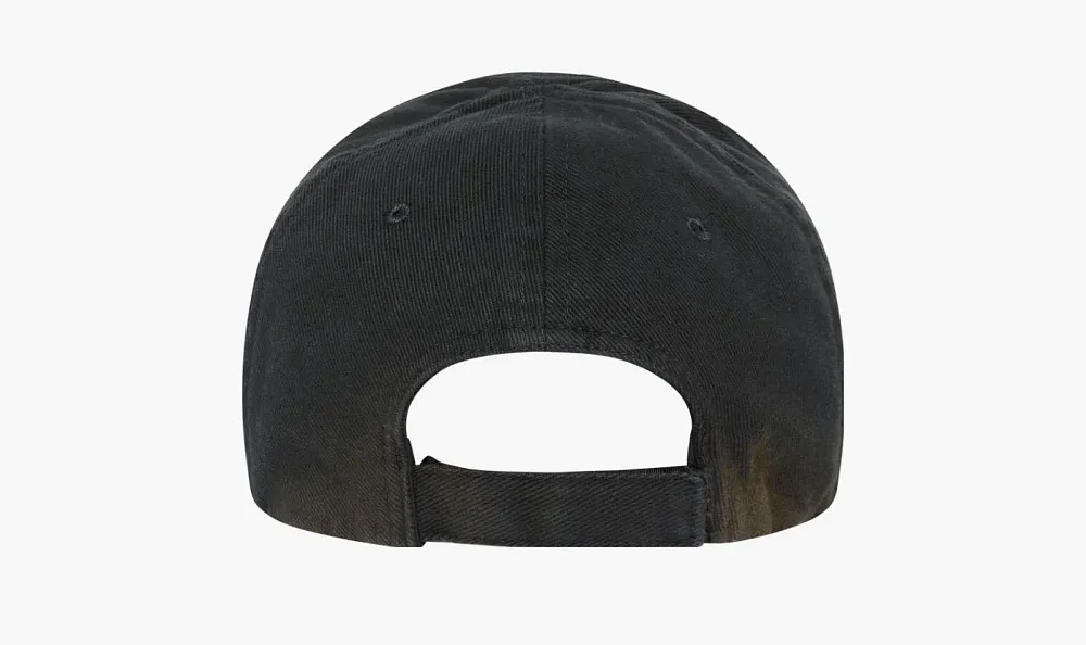 Balenciaga x Adidas Trefoil Logo Cap Black White