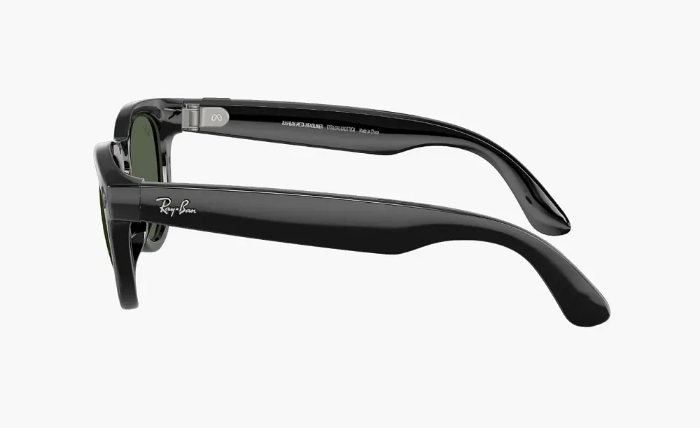 Ray-Ban Meta Headliner Sunglasses Black G-15 Green