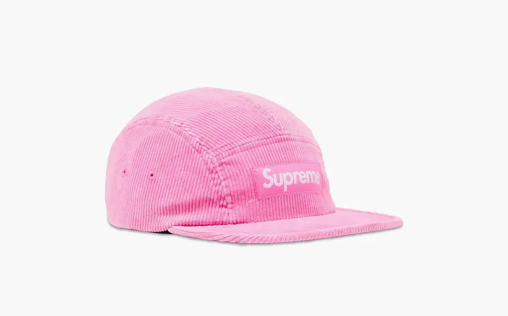 Supreme Corduroy Camp Cap Pink