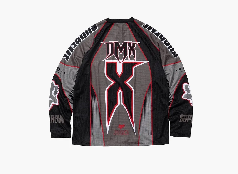 Supreme x Fox Racing DMX Long-Sleeve Black