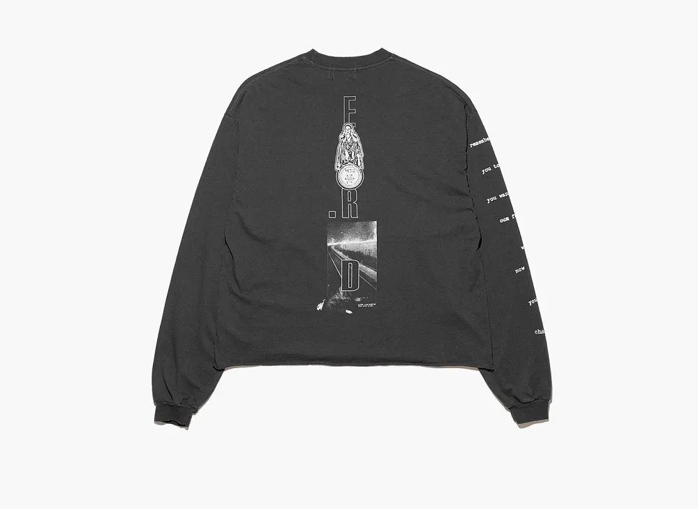 Enfants Riches Déprimés Remember When Long-Sleeve T-Shirt Faded Black