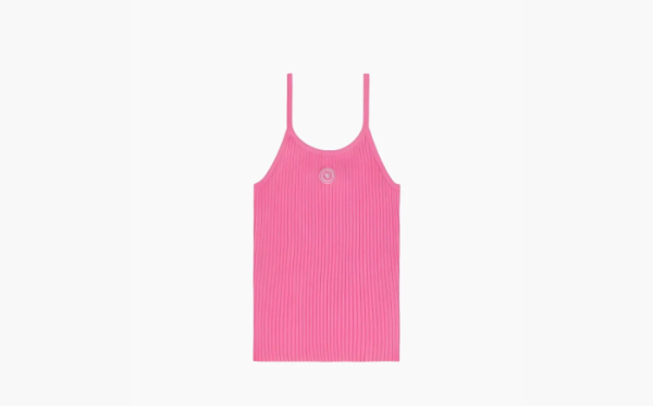 Sporty & Rich Srhwc Ribbed Tank Top Pink 