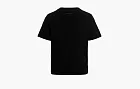 MM6 Maison Margiela Destroyed Logo Print T-Shirt Black