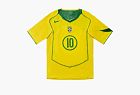Nike Total 90 Brazil Ronaldinho 2004 Reissue Jersey Opti Yellow Apple Green