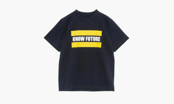 Sacai T-shirt Navy Blue Yellow 