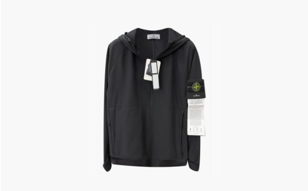 Stone Island Compass Patch Shirt Jacket Black  Stone Island Compass Patch Shirt Jacket Black