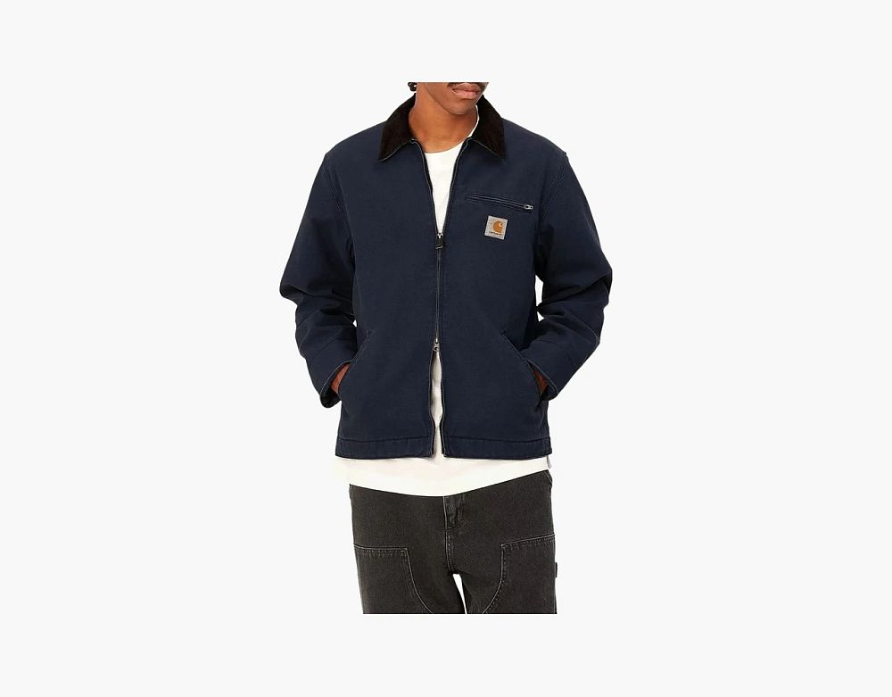 Carhartt WIP Detroit Jacket Logo Navy
