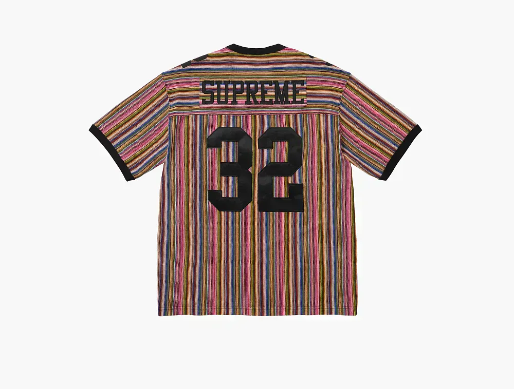 Supreme Open Knit Football Top  Multicolor