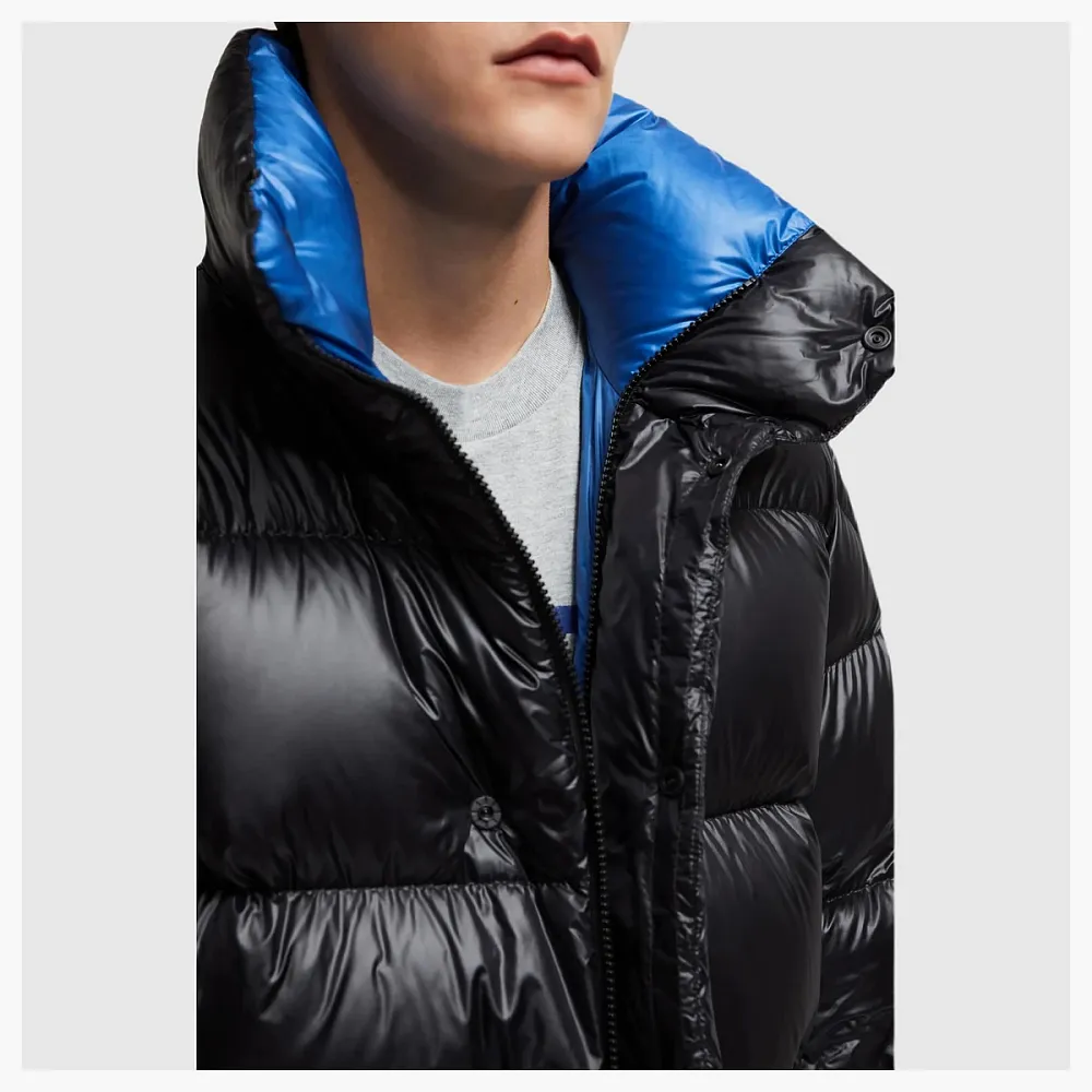 Moncler Dervox Short Down Jacket Dark Gray