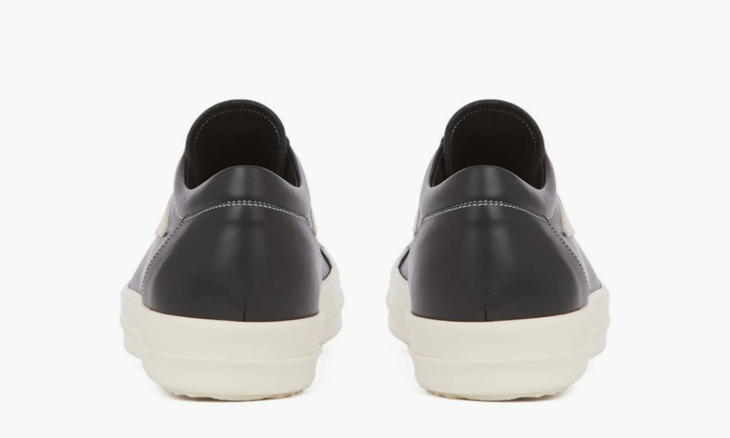 Rick Owens Edfu Leather Low Black Milk 