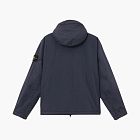 Stone Island Crinkle Reps NY Hooded Jacket Navy Blue
