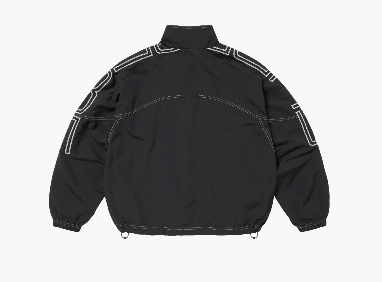 Supreme Spellout Embroidered Track Jacket  "Black" 
