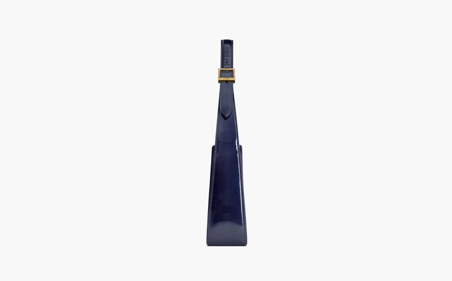 Saint Laurent Le 5 A 7 Bag In Patent Leather Midnight Blue 